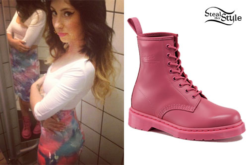 Kreayshawn: Pink Dr Martens Boots