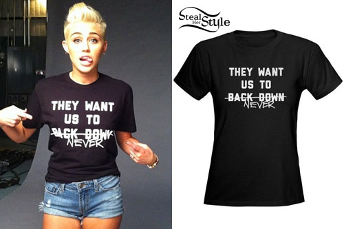 Miley Cyrus: Rock The Vote T-Shirt