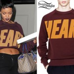 Rihanna: Wine Heart Sweater