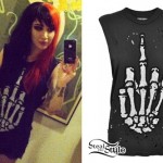 Ash Costello: Middle Finger T-Shirt