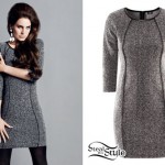 Lana Del Rey: H&M Gray Bodycon Dress