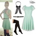 Sammi Doll: Mint Lace Dress Outfit