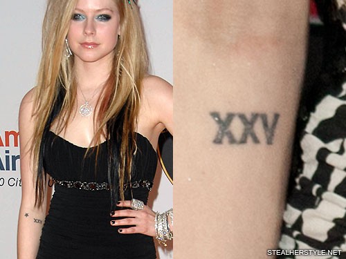 Avril Lavigne's 24 Tattoos & Meanings | Steal Her Style | Page 2