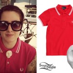 Beth Lucas: Fred Perry Polo & Charlavail Skull Button Cover