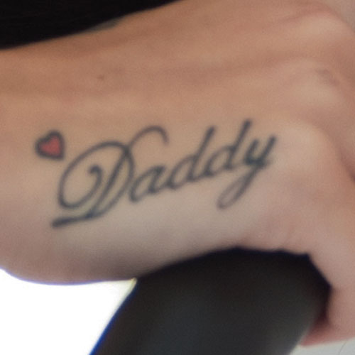 Cher Lloyds Daddy Hand Tattoo  Steal Her Style