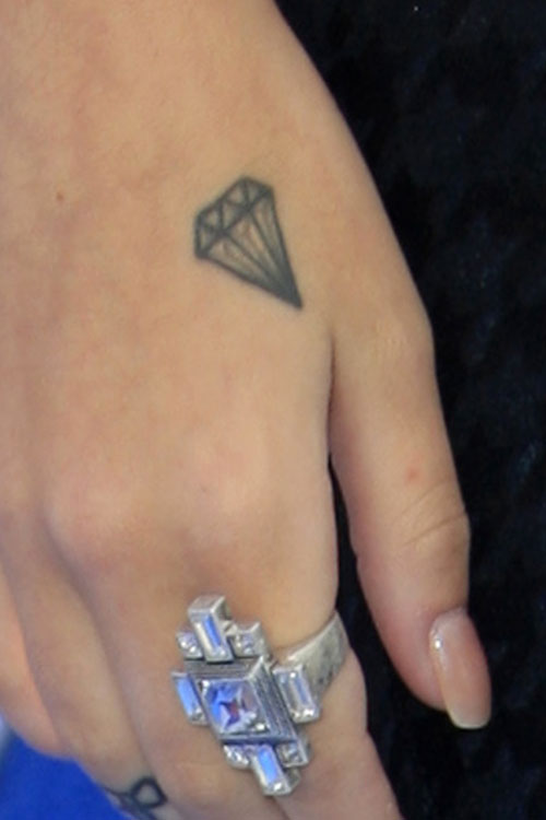 Cher Lloyd's Diamond Hand Tattoo | Steal Her Style