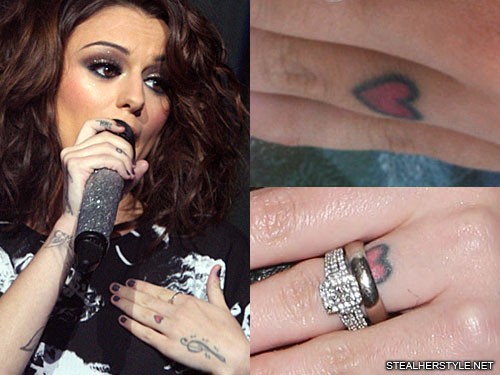 Cher Lloyd S Heart Finger Tattoo Steal Her Style