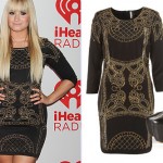 Demi Lovato: Beaded Bodycon Dress