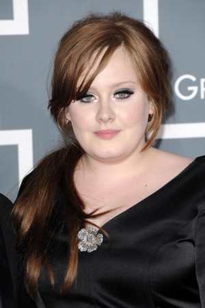Adele Straight Light Brown Low Ponytail, Ponytail Hairstyle | Steal Her ...