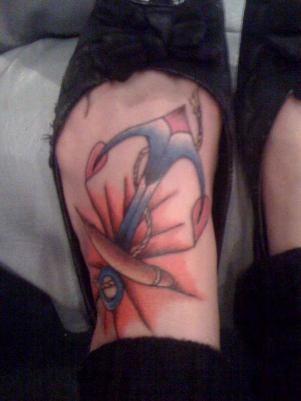 Anchor tattoo enhanced cover up 😊. Thank you for trusting po ma'am #A... |  tattoo | TikTok