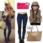 Allison Green: Leopard Fur Vest