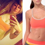 Allison Green: Orange Sports Bra