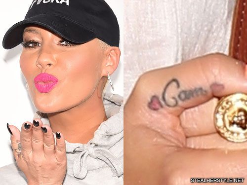 Amber Roses boyfriend Alexander Edwards gets face tattoo to match hers