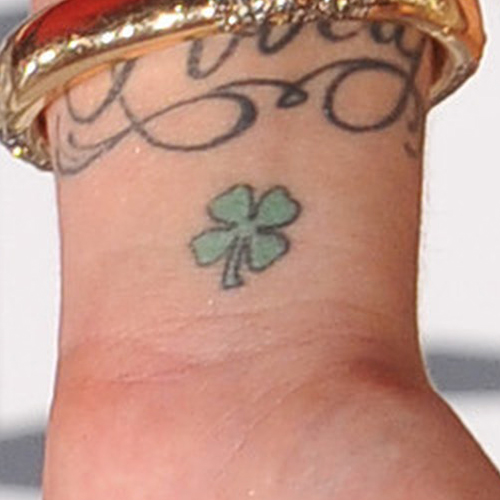 Four Leaf Clover 22 OhSoTiny Tattoos We Love  Page 12