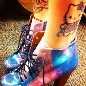 Lil Debbie's Hello Kitty Calf Tattoo Steal Her Style