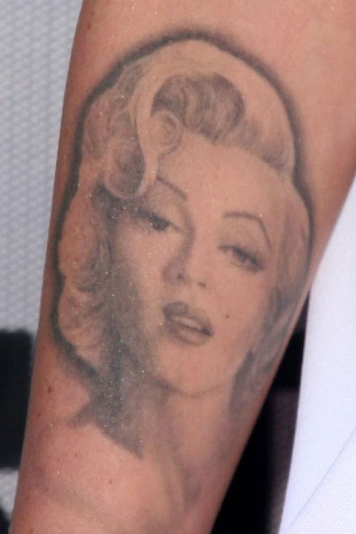 Marilyn Monroe Girl Tattoo On Rib
