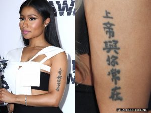 Nicki Minaj S Tattoos Meanings Steal Her Style