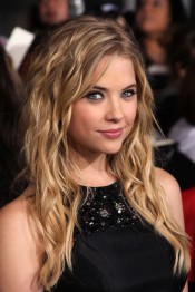 Ashley Benson Curly Honey Blonde Hairstyle | Steal Her Style