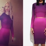 Iggy Azalea: Ombré Top & Skirt