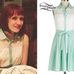 Christie DuPree: Lace Button-Up Dress