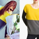 Christina Perri: Colorblock Sweater