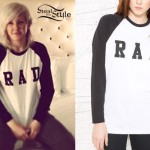 Ellie Goulding: Rad Raglan Top