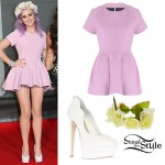 Perrie Edwards: Brit Awards Outfit