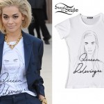 Rita Ora: Queen Delevingne Tee