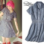Sherri DuPree-Bemis: Dotted Denim Shirt-Dress