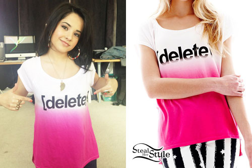 Becky G: Pink Ombre Delete T-Shirt