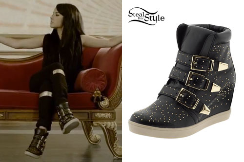 Becky G: Studded Wedge Sneakers