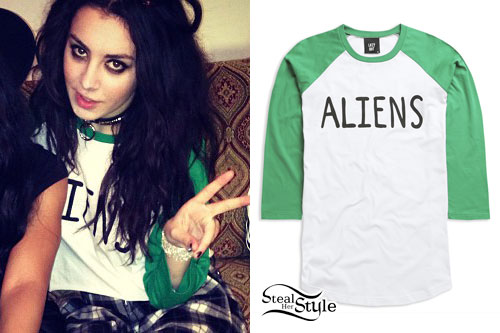 Charli XCX: Aliens Raglan Tee