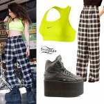 Charli XCX: Platform Sneakers, Sports Bra