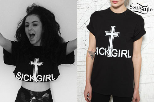 Charli XCX: Sick Girl Cross T-Shirt
