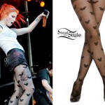 Hayley Williams: Mickey Mouse Print Tights