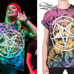 Jenna McDougall: Tie Dye Baphomet T-Shirt