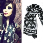 Lexus Amanda: Skull Print Scarf