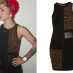 Lil Debbie: Leopard & Mesh Dress