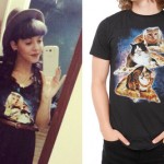 Melanie Martinez: Cats On Pizza Galaxy Tee