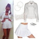 My Name Is Kay: White Tennis Skirt Outfit