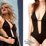 Sky Ferreira: Crocheted Cutout Monokini