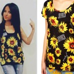 Becky G: Sunflower Tank Top