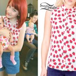 Christie DuPree: Strawberry Print Shirt