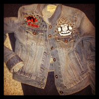 studded denim jacket