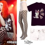 Hayley Williams: Cat Pizza T-Shirt