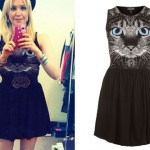 Jessie Malakouti: Cat Face Dress