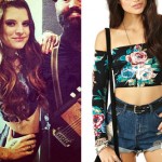 Juliet Simms: Floral Long Sleeve Crop Top