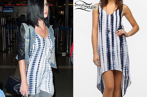 Katy Perry: Tie Dye Hi Low Dress