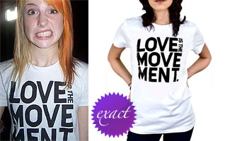 Hayley Williams love is the movement t-shirt