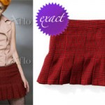 Hayley Williams: Red Plaid Skirt